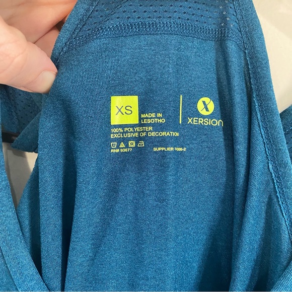 Blue Racerback Tank Top - Picture 3 of 3